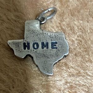 James Avery Silver Texas Home Charm Bracelet